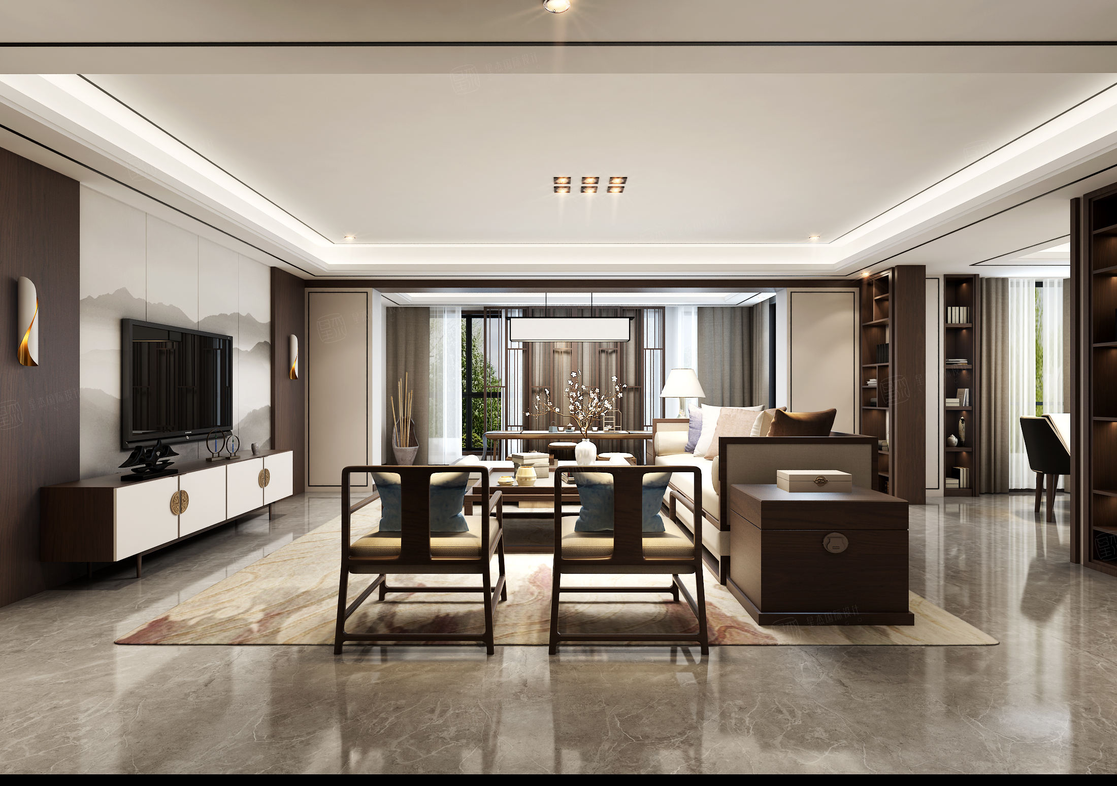 大平层中式定制